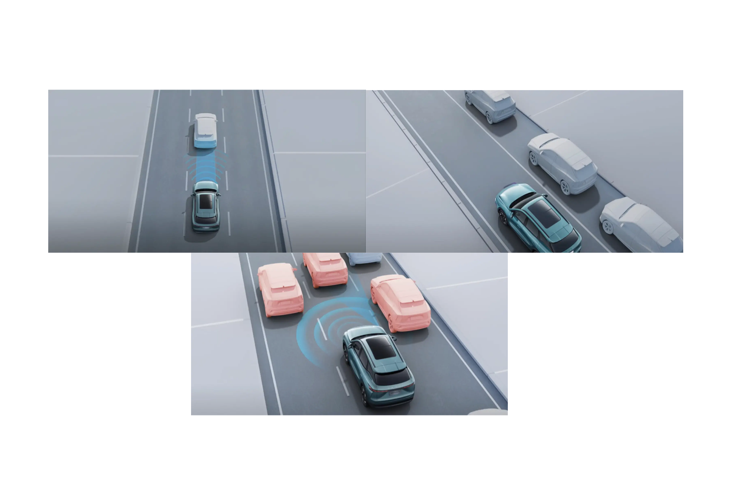 Driver assistance illustrations