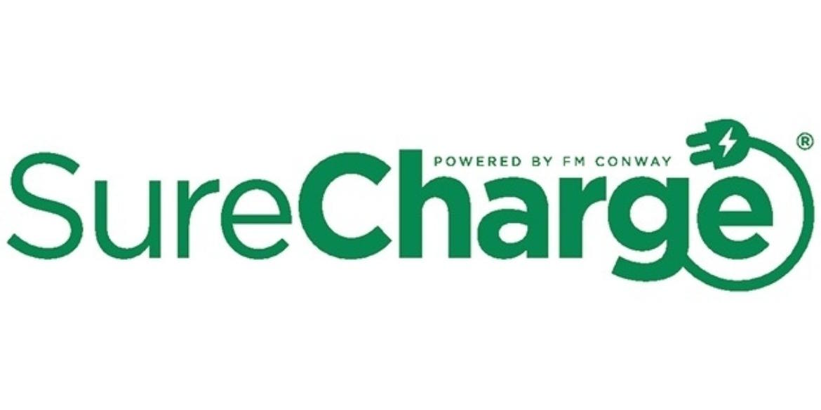 SureCharge logo.