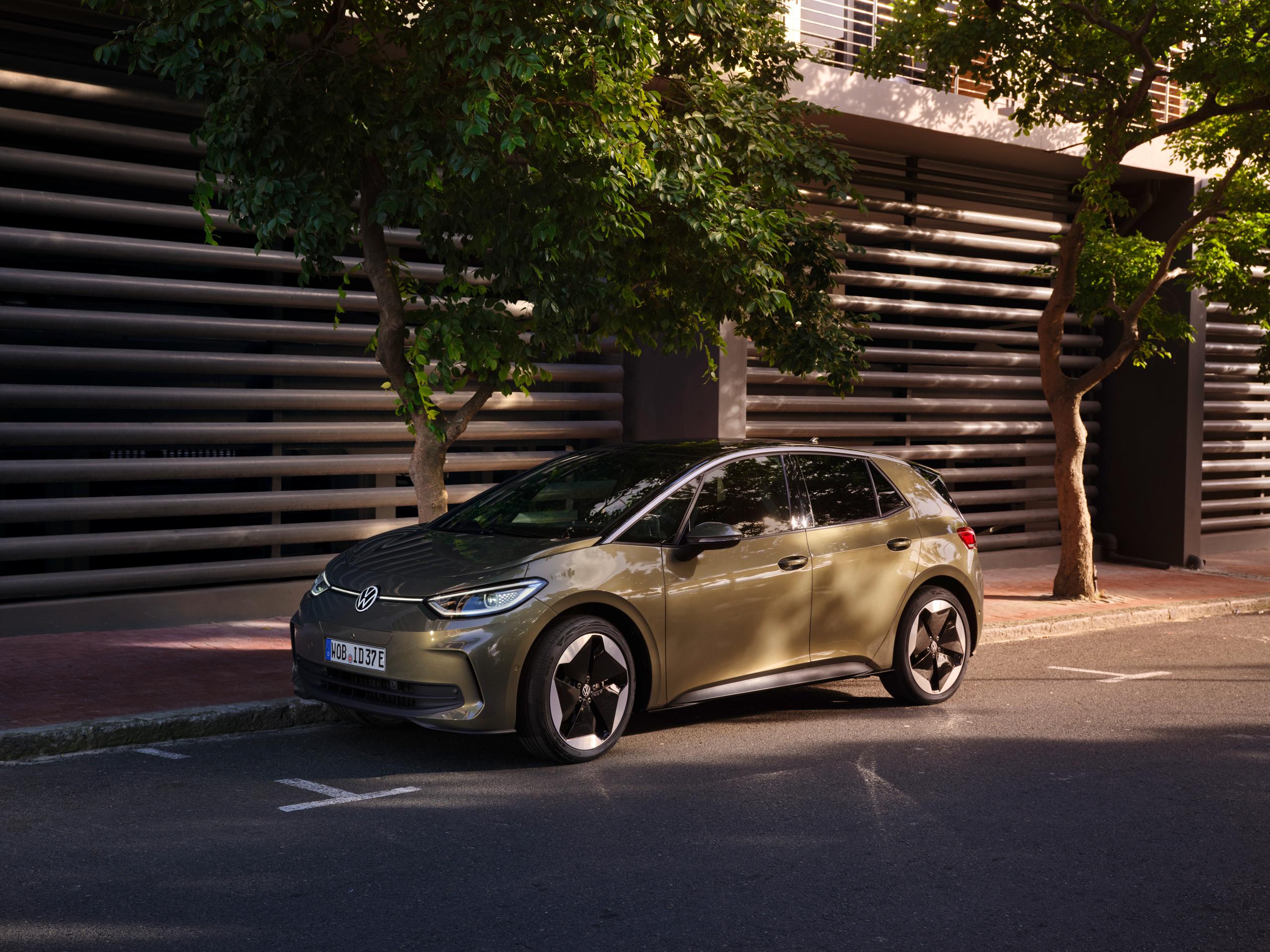Brown Electric Volkswagen