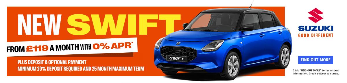 New Suzuki Swift 0% APR Offer