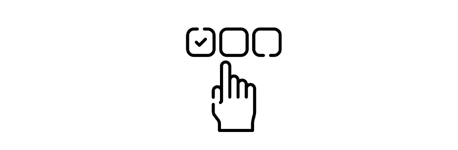 three choices icon