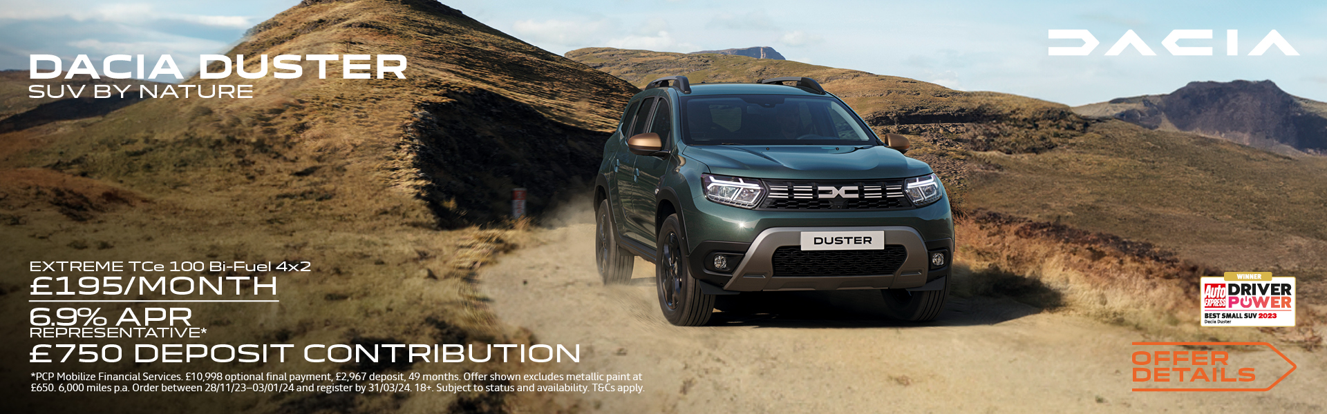 New and Used Dacia Car Dealer Gravells Kidwelly SA17 4TF 01554 890436