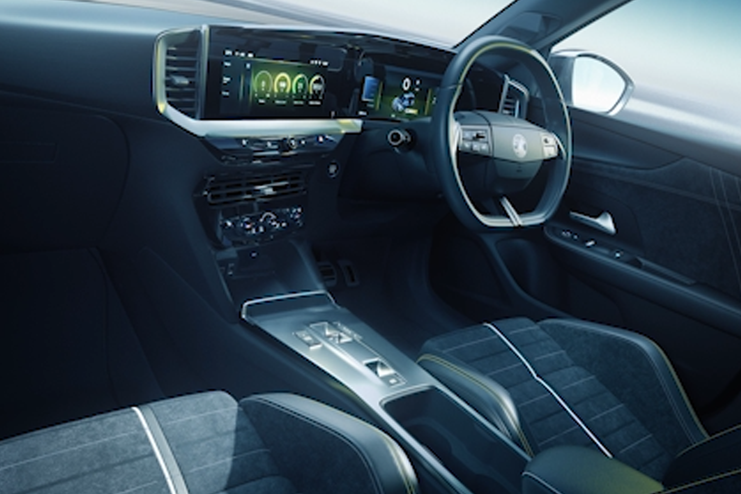 cockpit in the new mokka gse