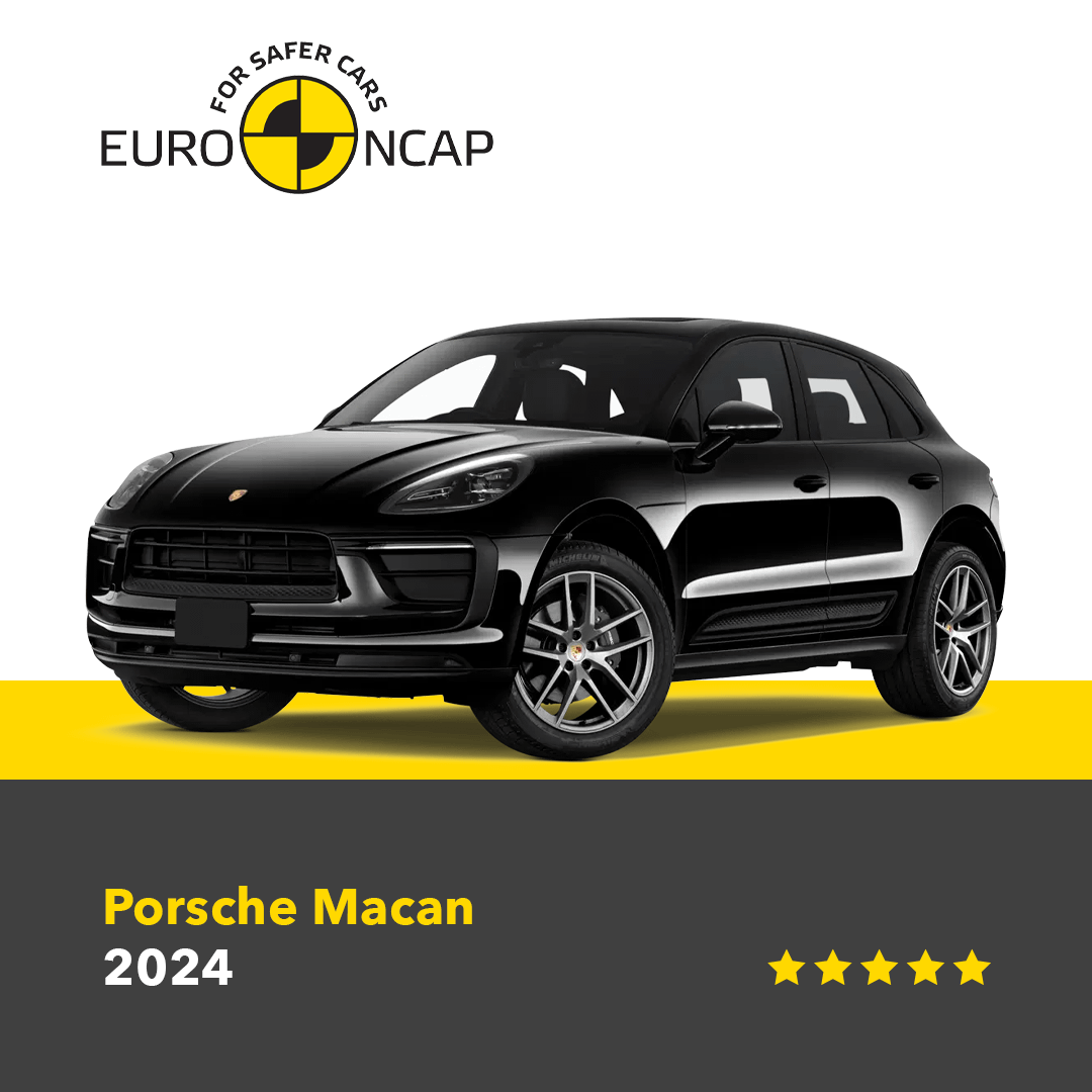 PORSCHE MACAN 5-star Euro NCAP rating (2024)