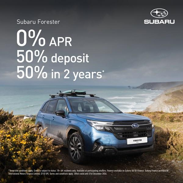 FIND YOUR FORESTER THIS AUTUMN! 2-YEAR 50:50 OFFER