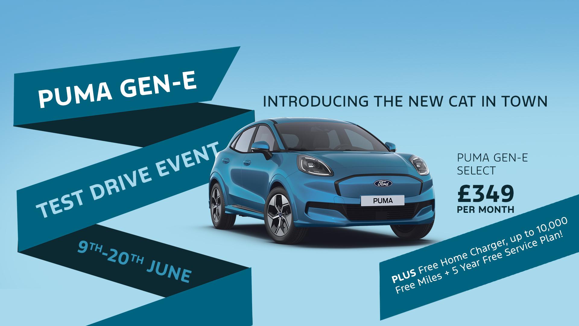 New Ford Puma £349 Offer Petrol or Electric