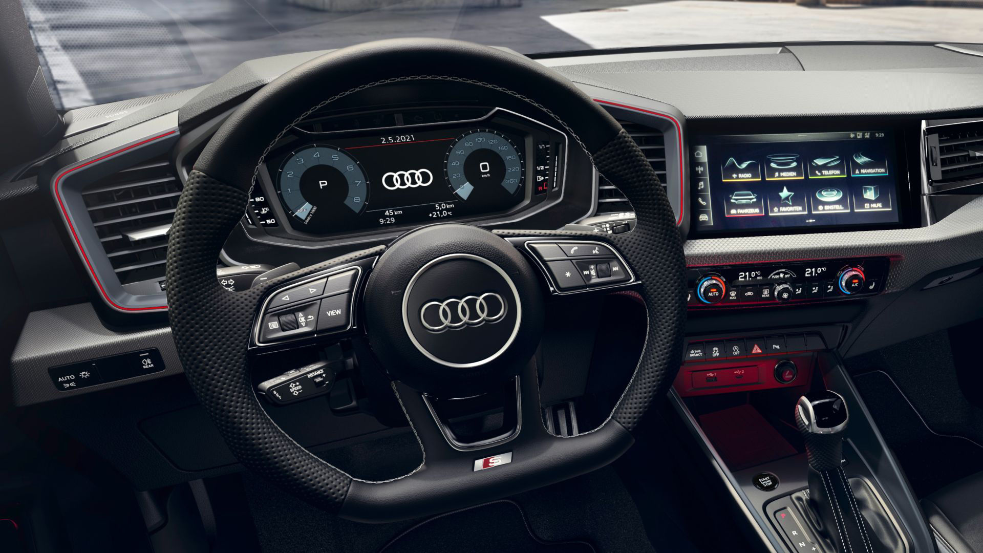 Audi A1 Sportback S Line Steering Wheel