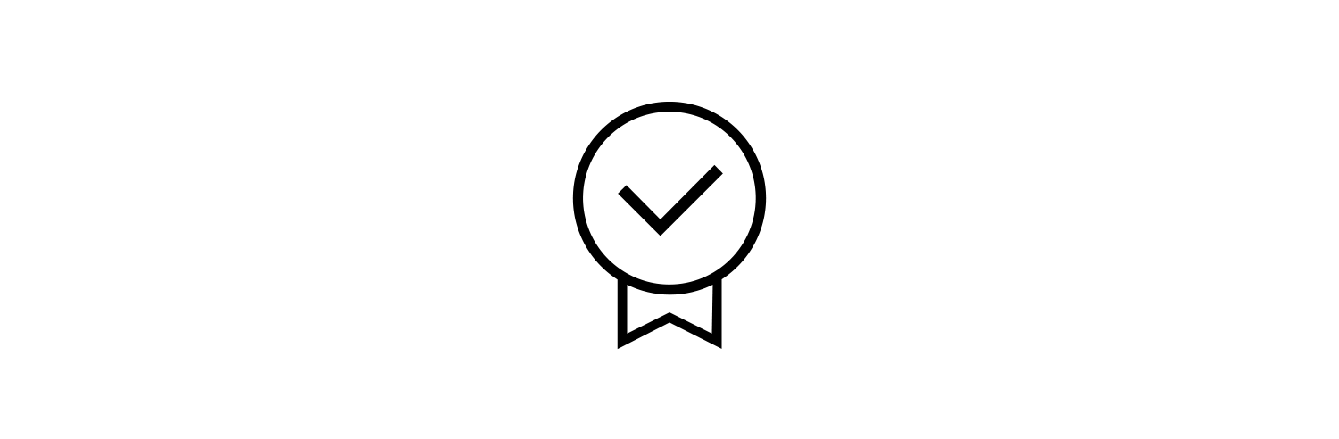 badge with tick