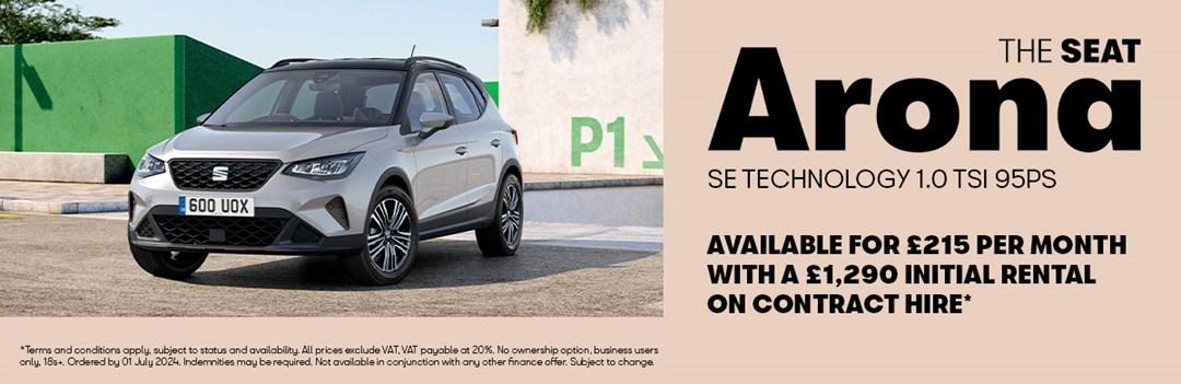 SEAT Arona SE Technology 1.0 TSI 95PS Contract Hire Offer