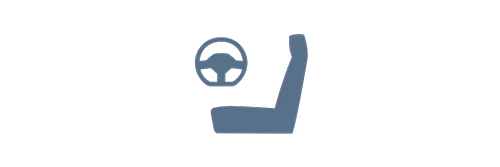seat and steering wheel symbols