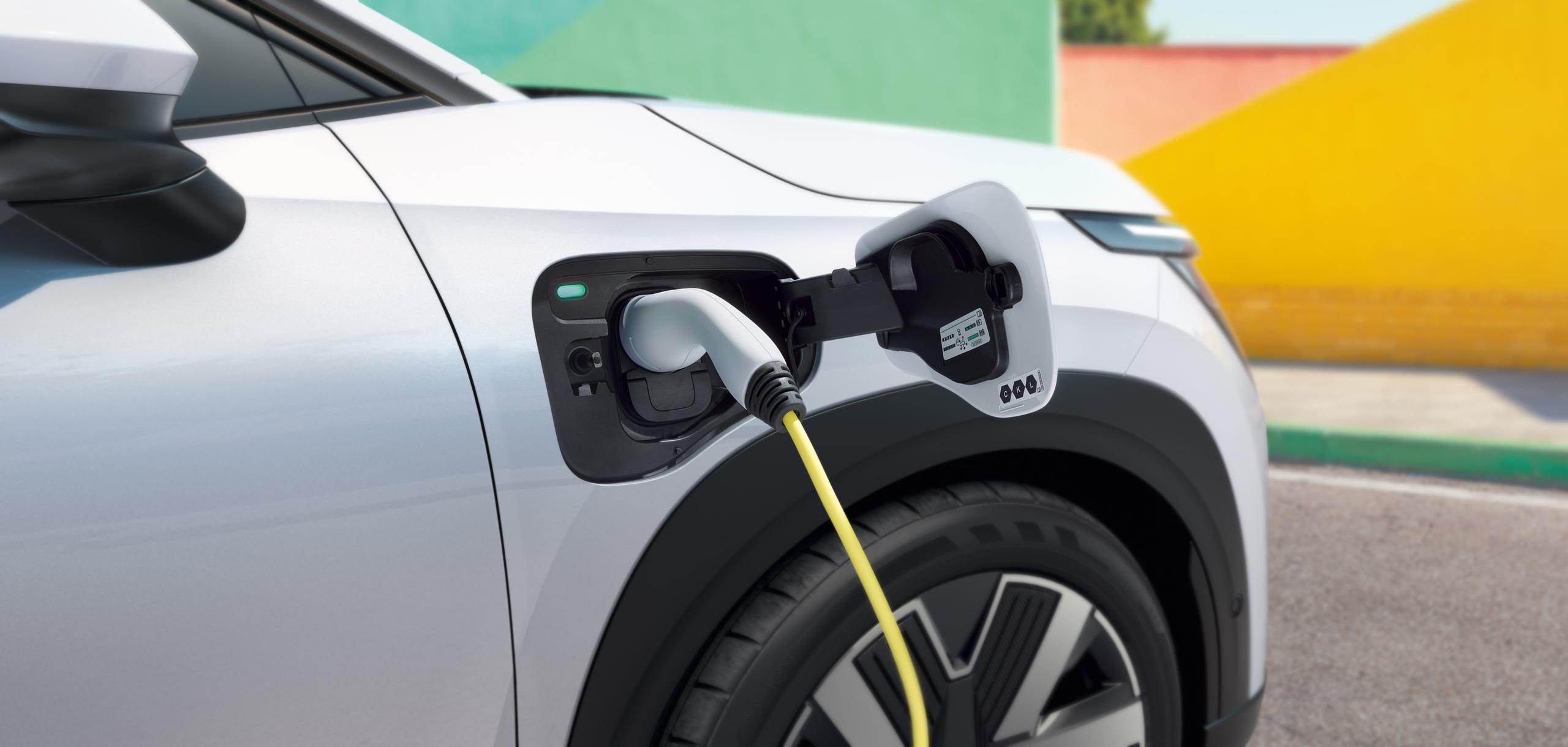 Coming Soon: The new, all-electric Škoda Epiq.