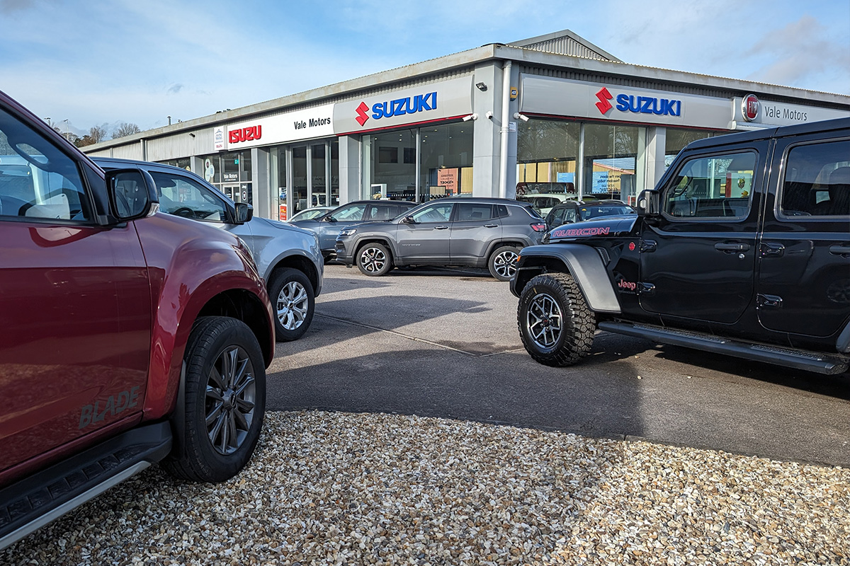 Suzuki cars in lot