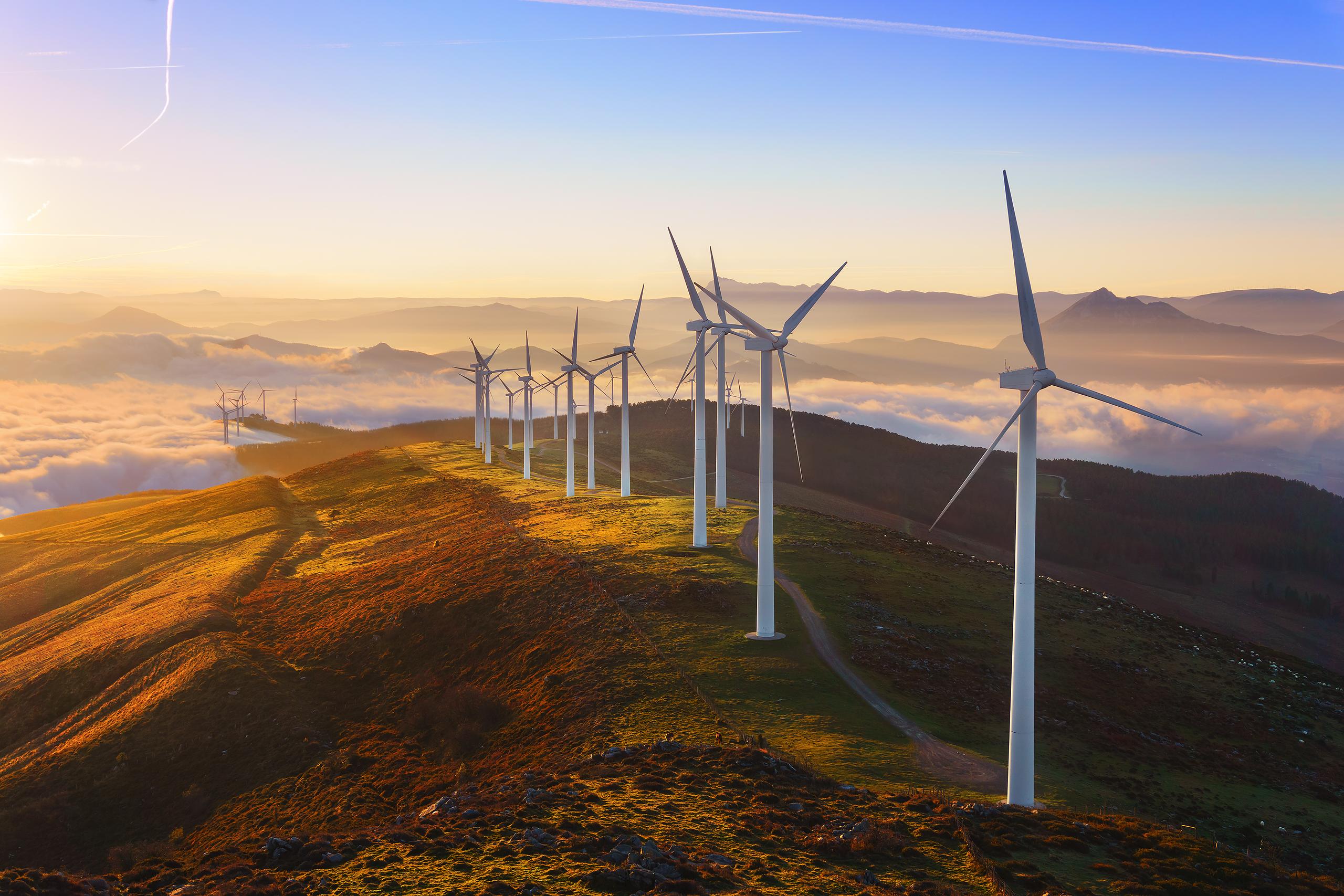 Windmills on Hills