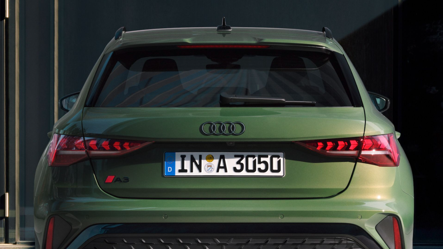 Audi A3 Sportback Rear View