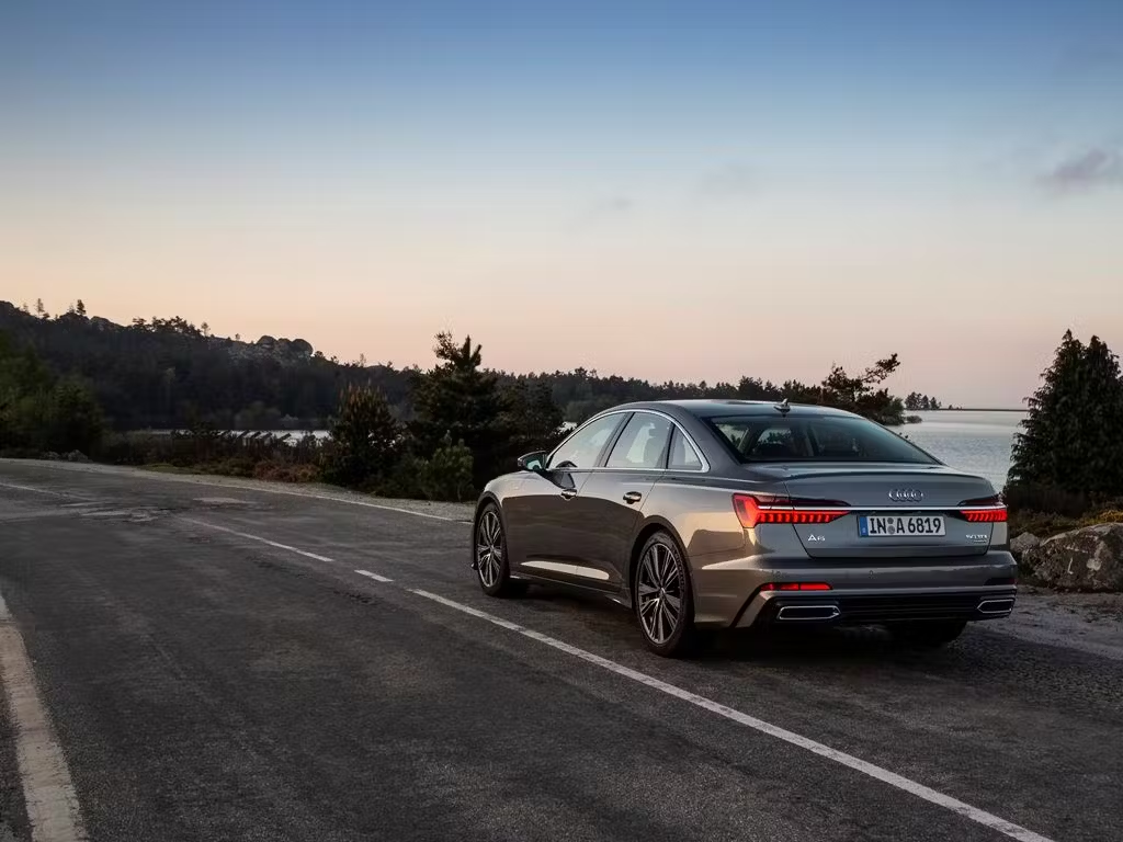Audi A6 Saloon Rear View