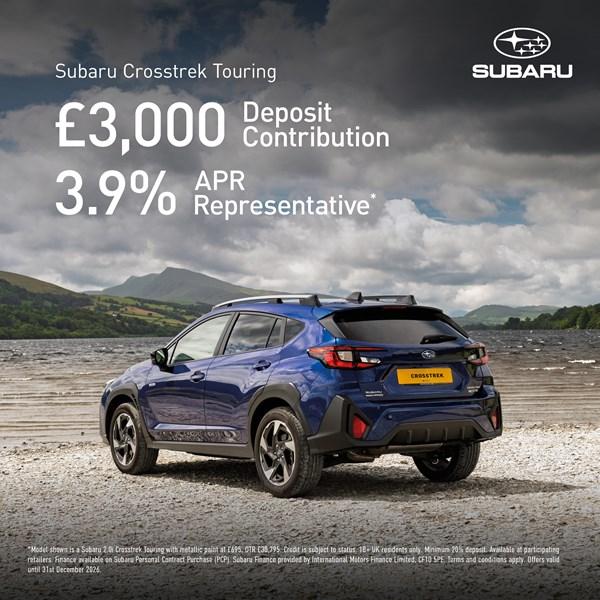 AUTUMN ADVENTURES START AT SIMPSONS SUBARU.  CROSSTREK TOURING PCP OFFER!