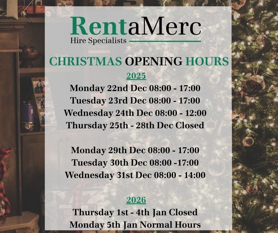 RentaMerc Christmas Opening Hours