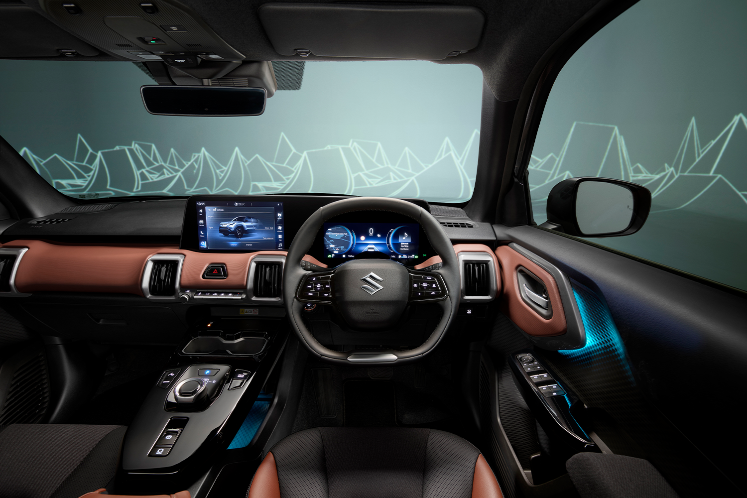 interior view of the new Suzuki e-VITARA