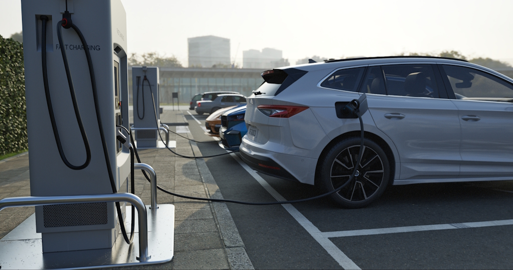 electric cars charging