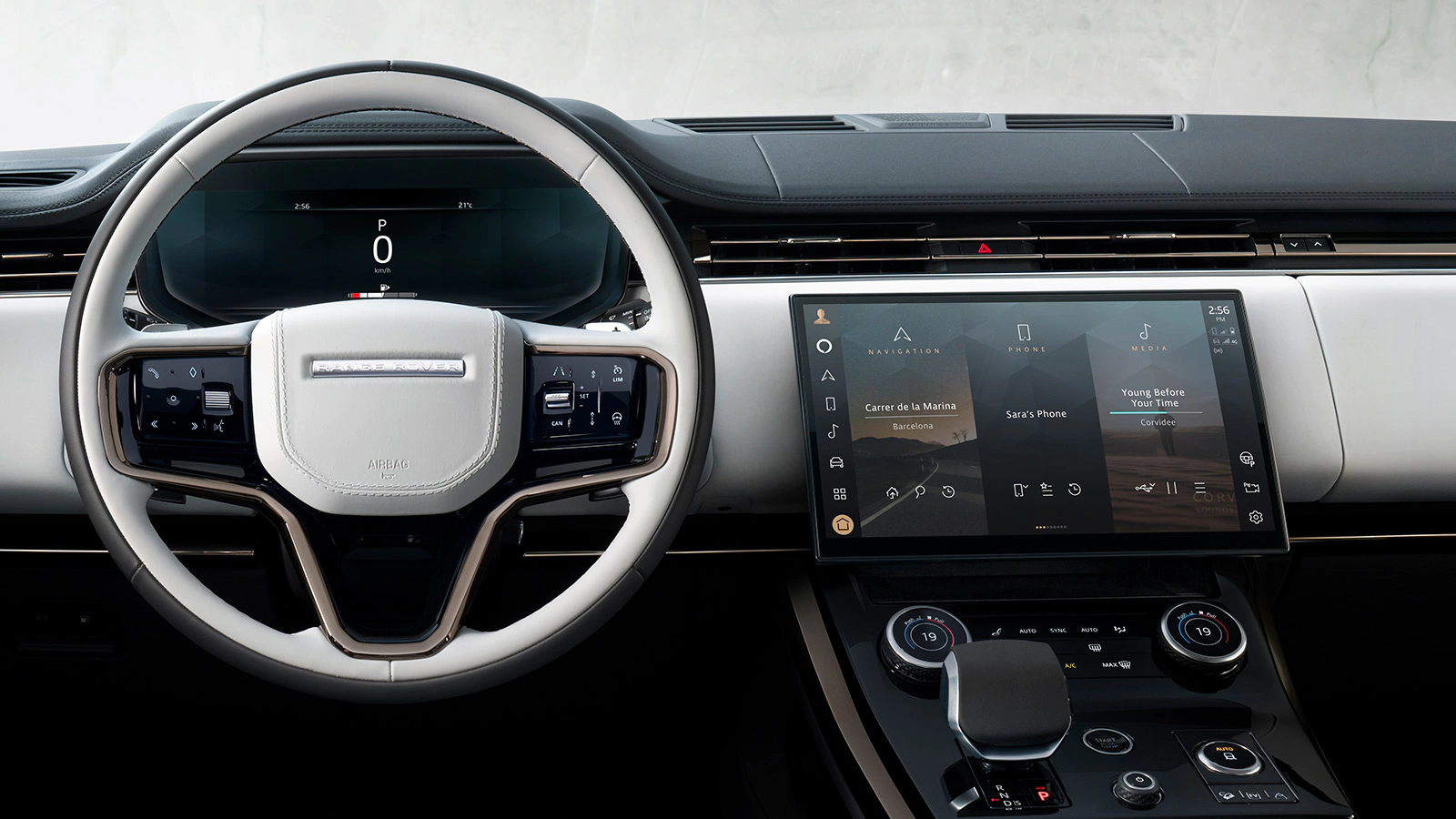 Range Rover Sport inside cabin