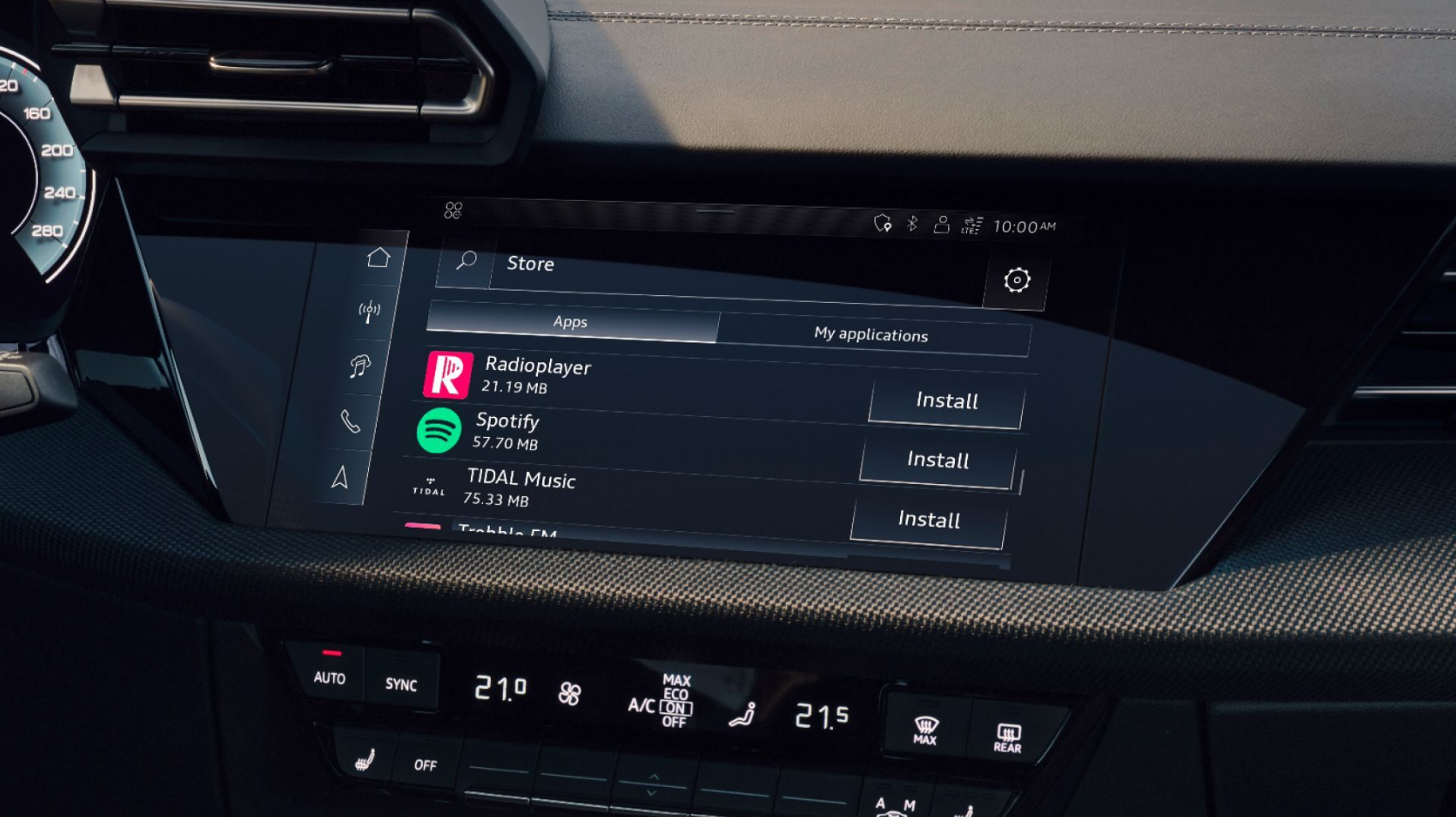 Audi A3 Saloon Infotainment System