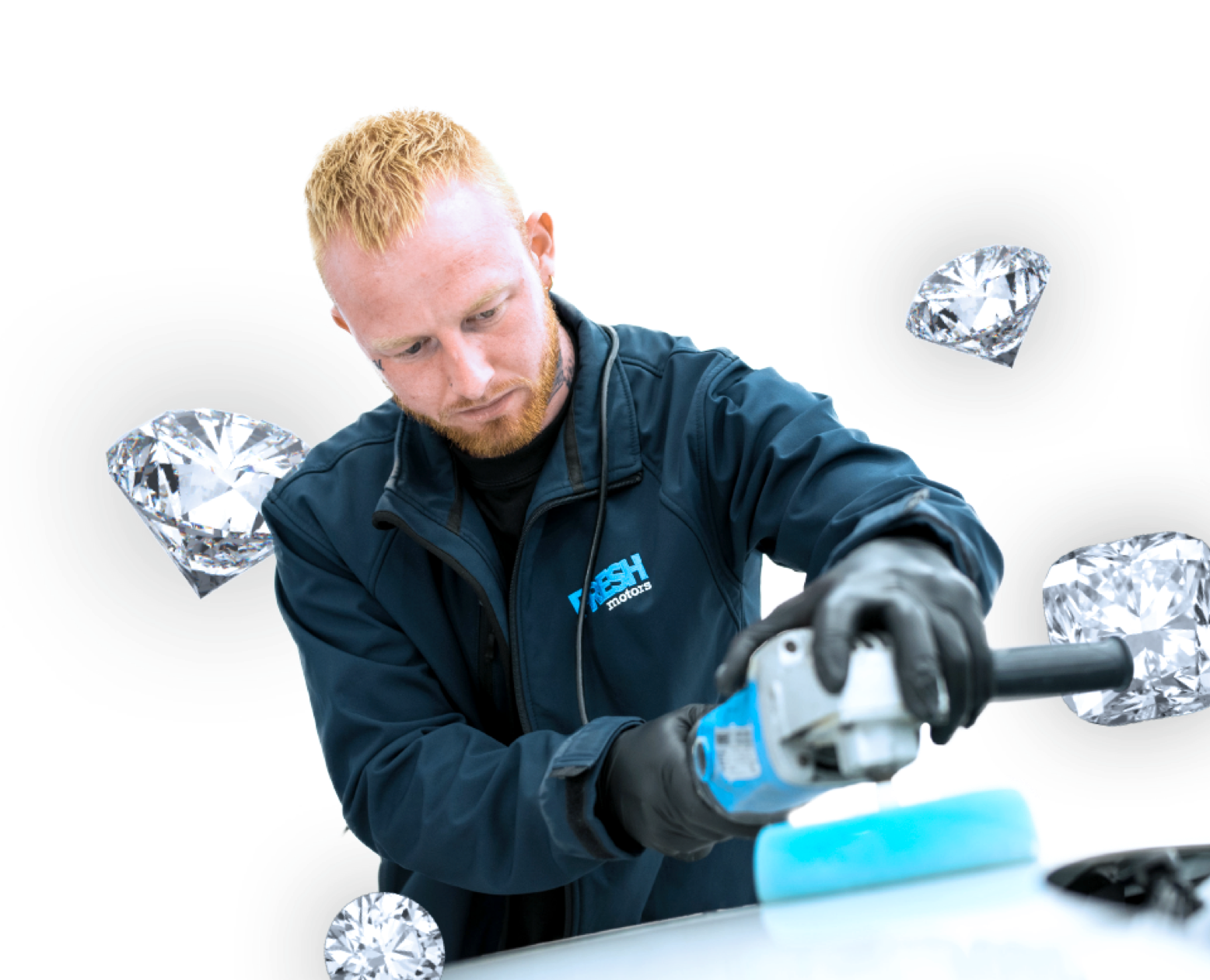 Sanding of car paint