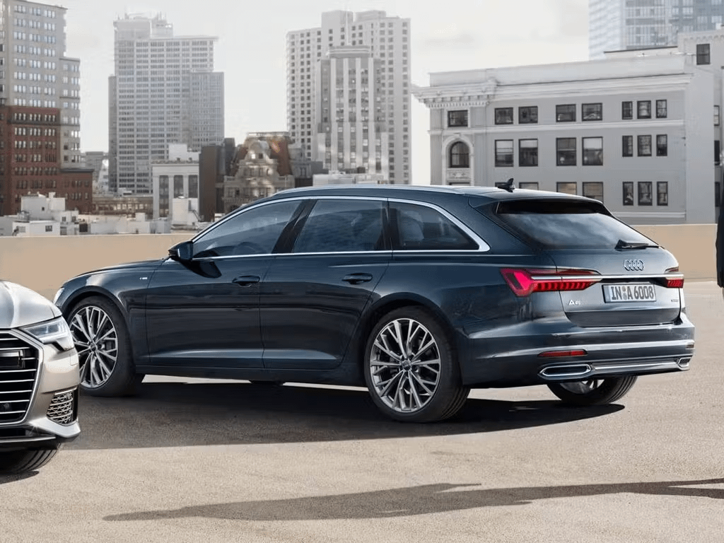 Audi A6 Avant Rear Side View