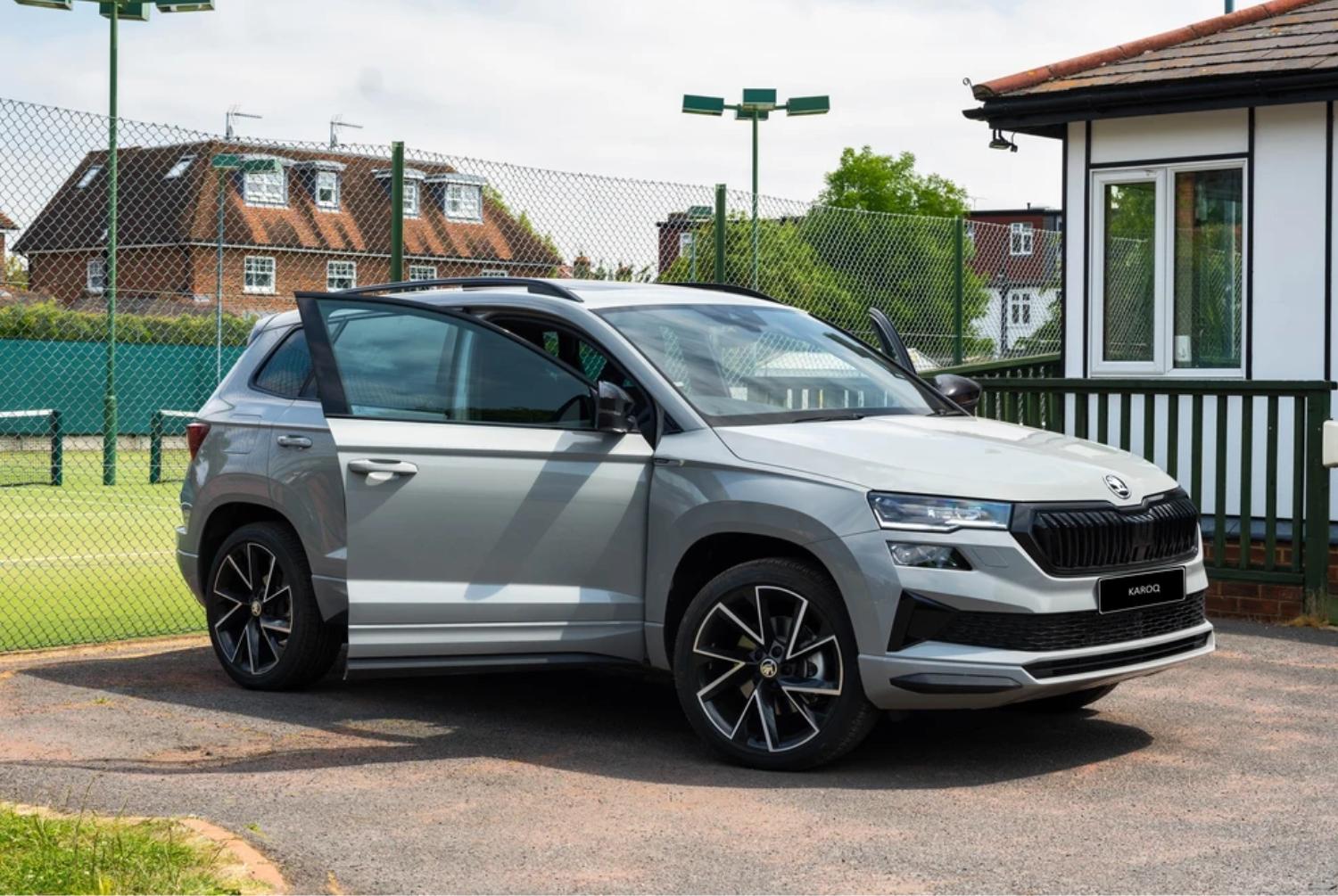 Skoda Karoq side exterior view