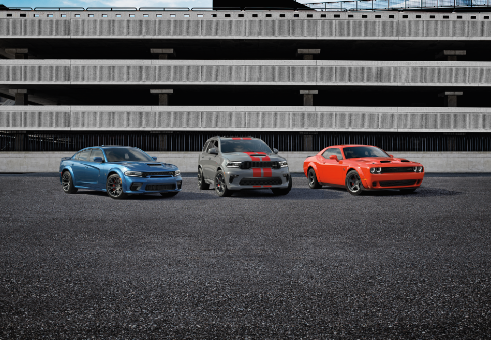 Dodge cars parked outdoors