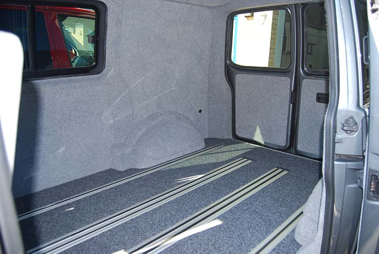 VW Transporter interior carpet lining
