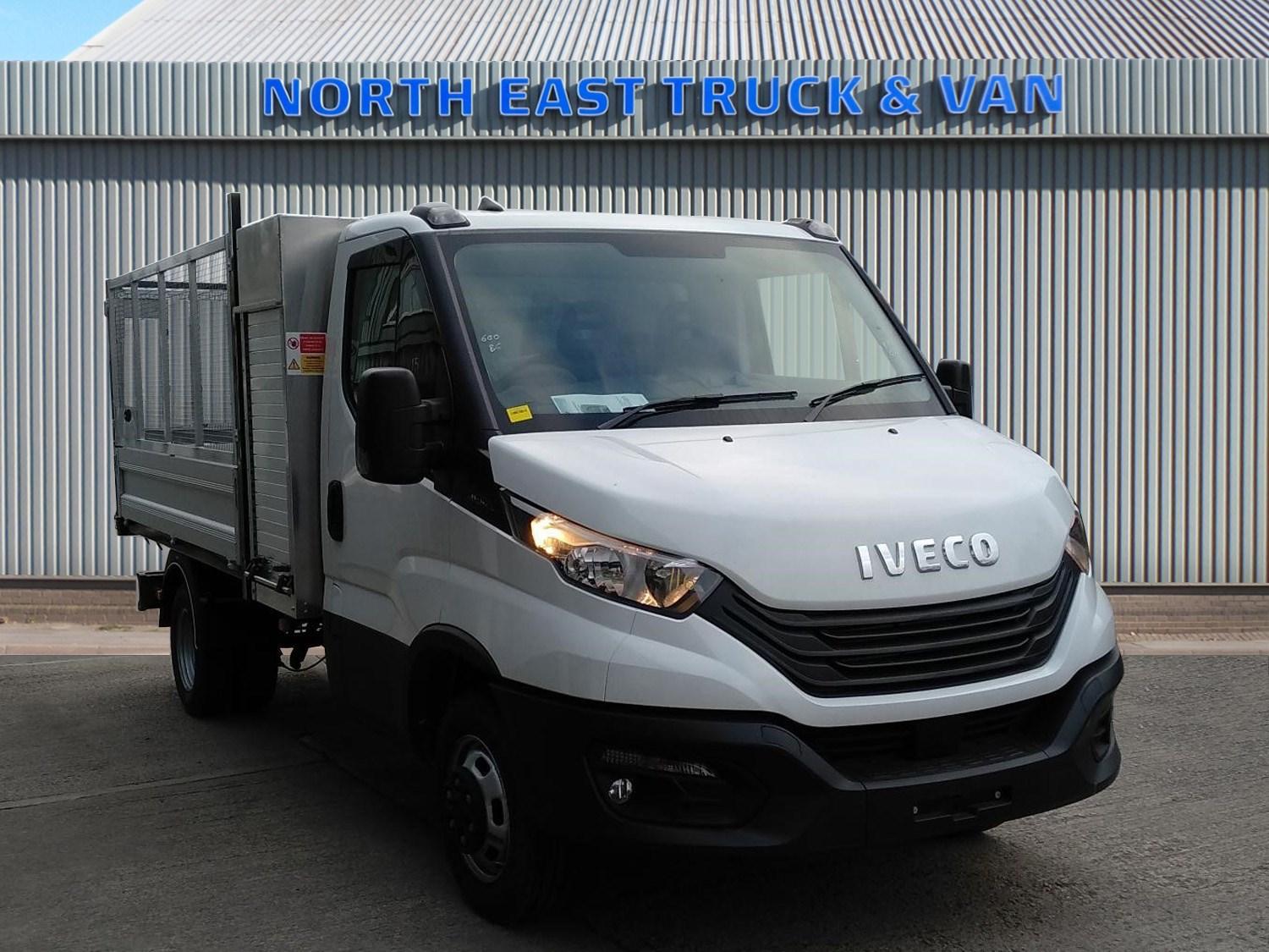 Grey Iveco Daily 3.5T Caged Tipper