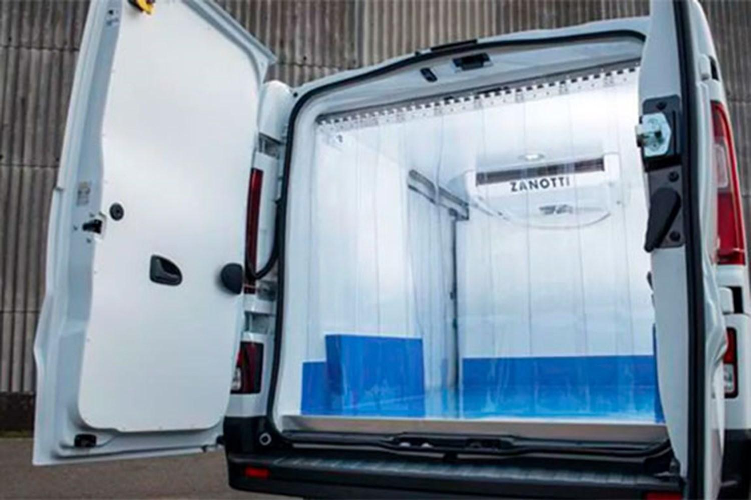 Renault van with freezer conversion
