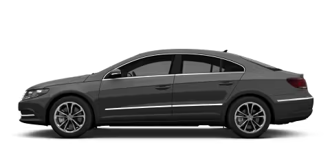 Grey Volkswagen CC Side View