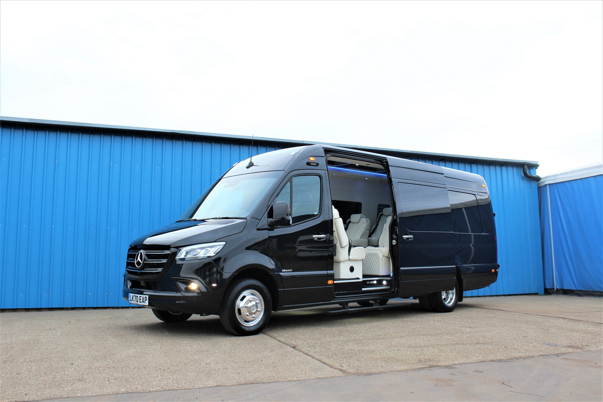 Black Mercedes-Benz Chauffeur Van