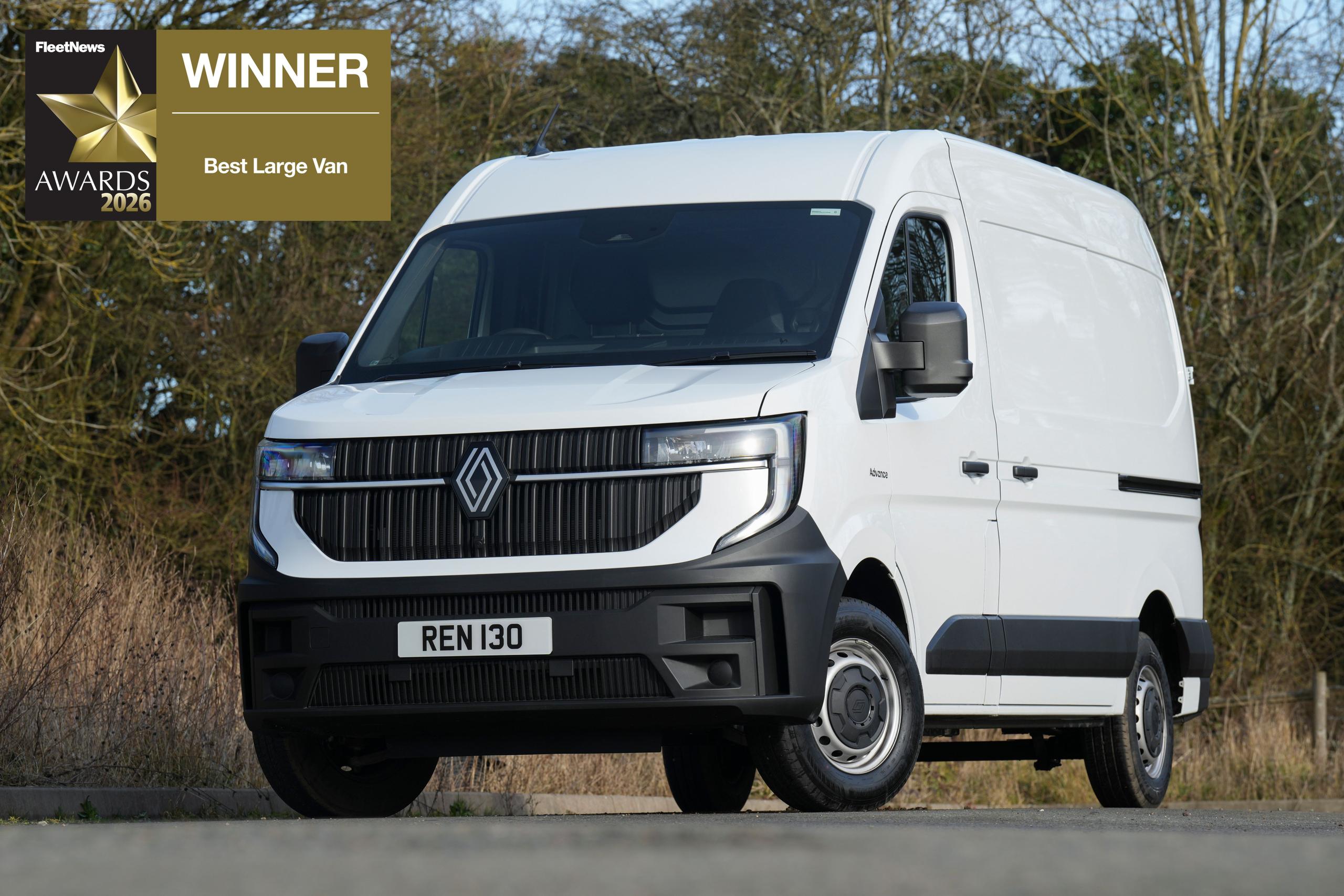 RENAULT MASTER NAMED ‘BEST LARGE VAN’ AT THE FLEET NEWS AWARDS 2026