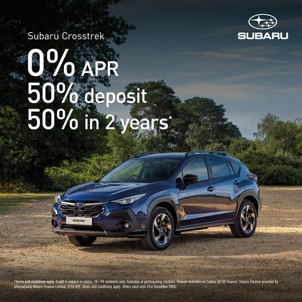 FALL INTO A SUBARU CROSSTREK THIS AUTUMN! 2 YEAR 50:50 OFFERS!