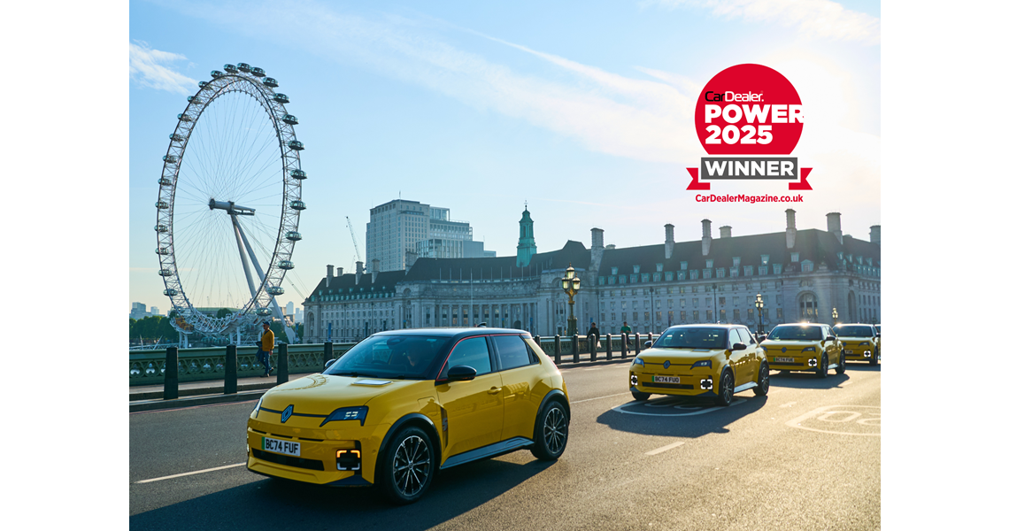 RENAULT 5 E-TECH ELECTRIC IS VOTED CAR DEALER POWER “CAR OF THE YEAR 2025” BY THE UK’S AUTOMOTIVE RETAILERS 