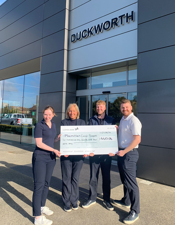 Duckworth Motor Group Supports The Macmillan Coffee Morning