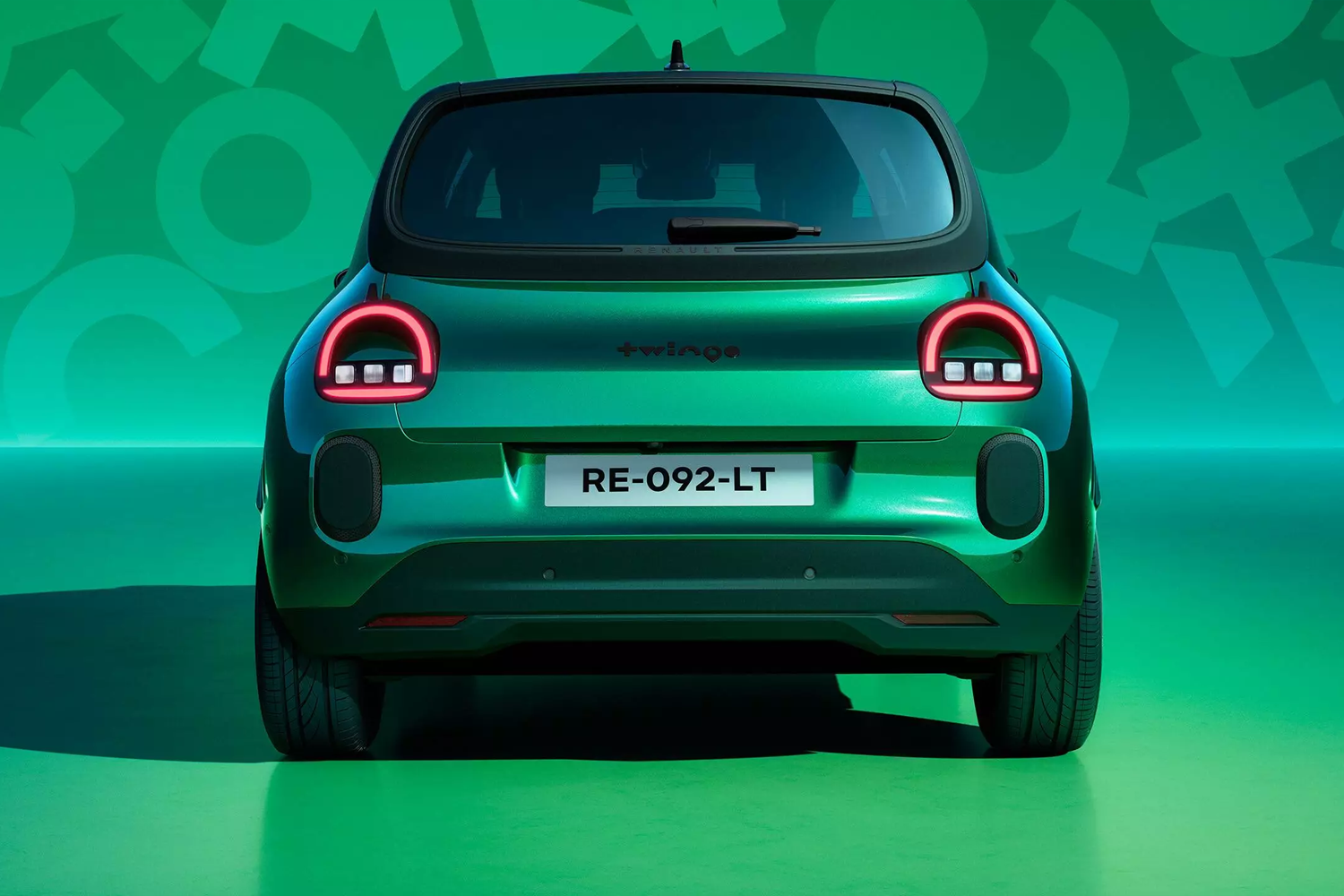 rear view of the new renault twingo