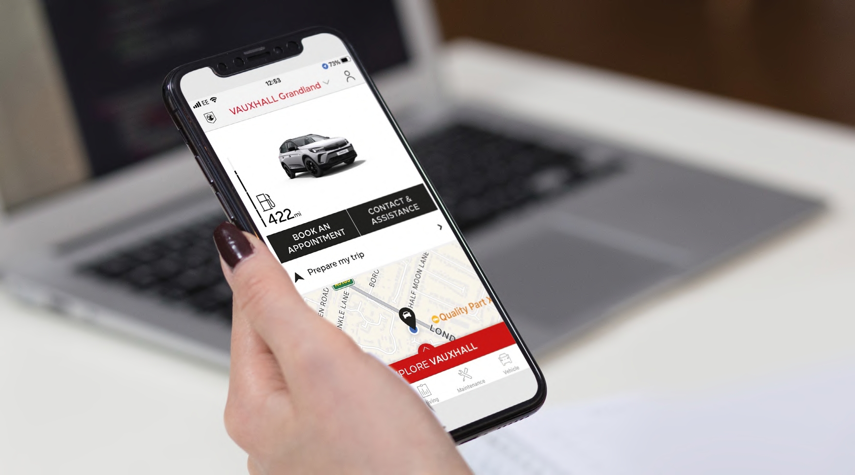 mobile app for Vauxhall Mokka