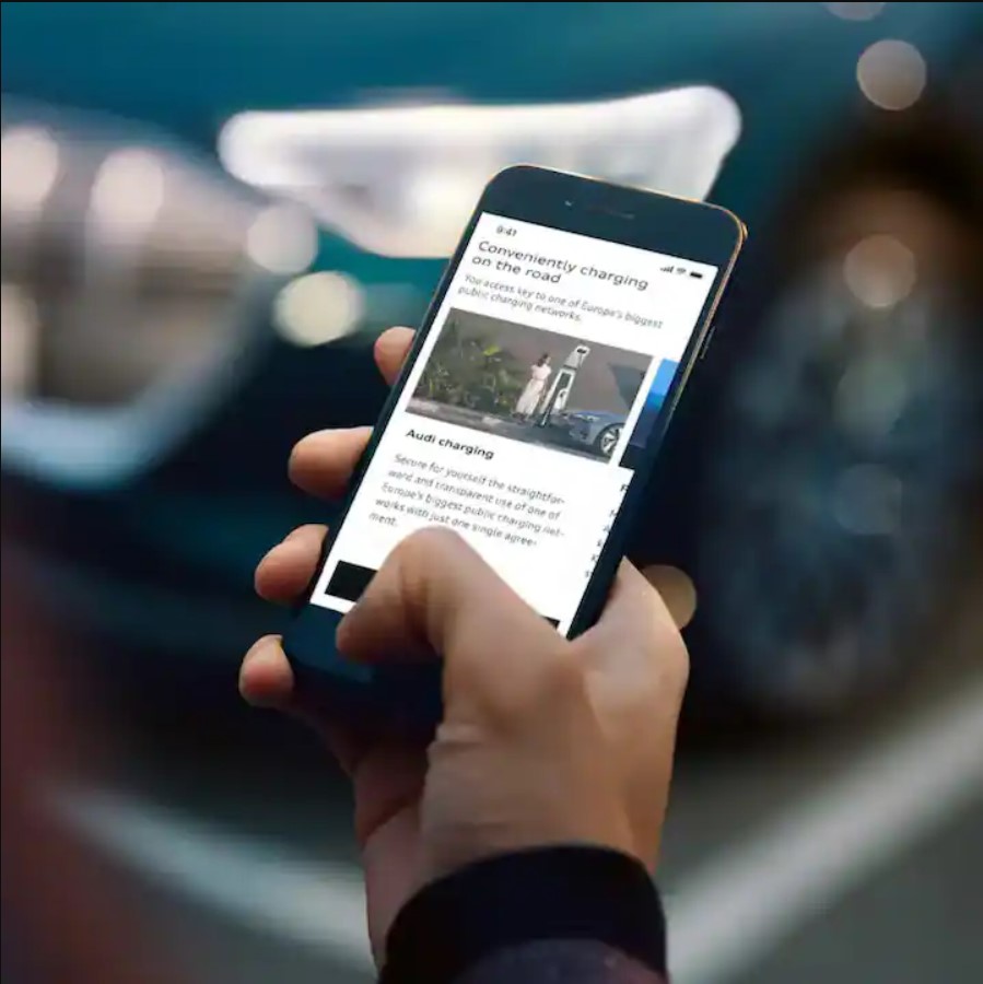 MyAudi App on iPhone