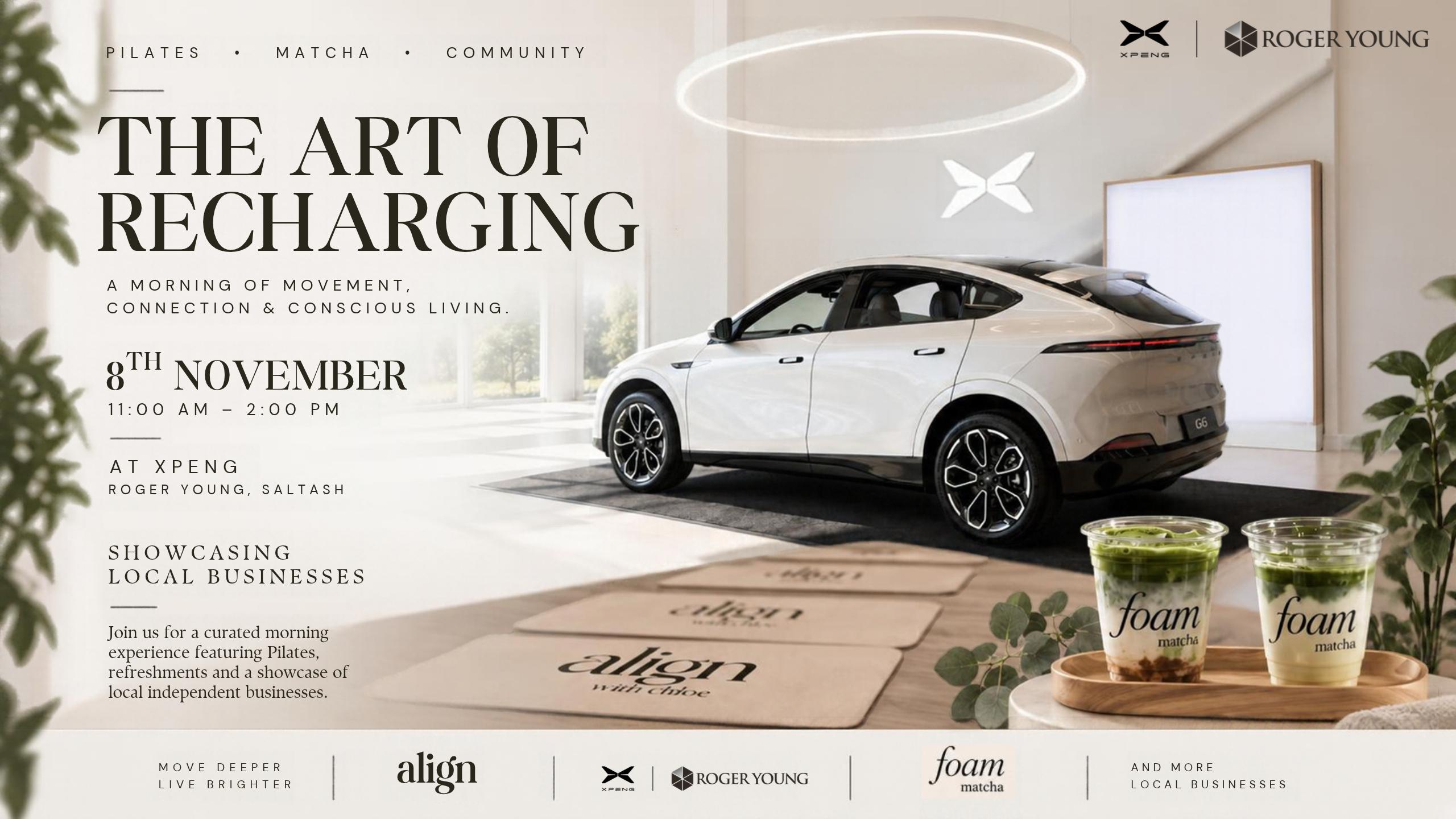 The Art of Recharging: Pilates, Line Dancing, Matcha & a Glow Facial Demo