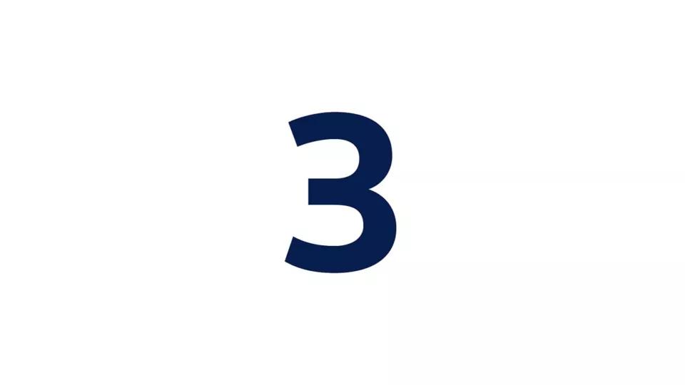Number 3 Symbol