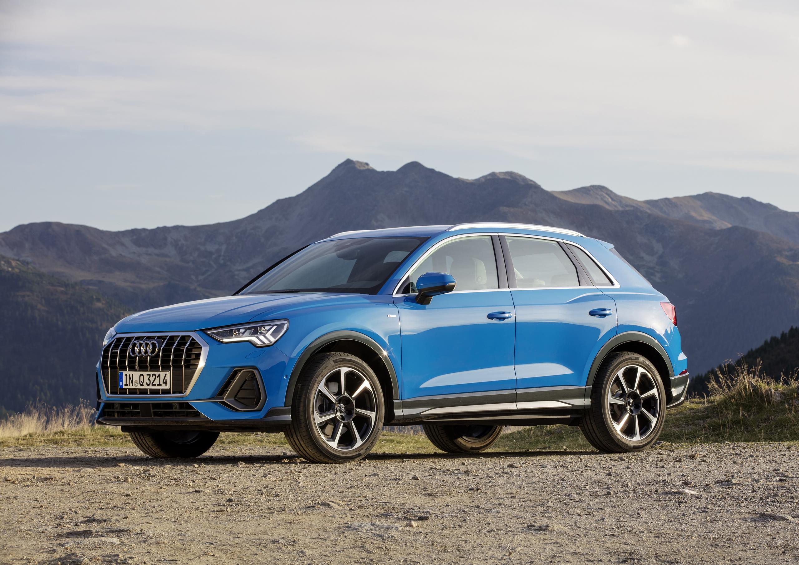 Blue Audi Q3 Exterior