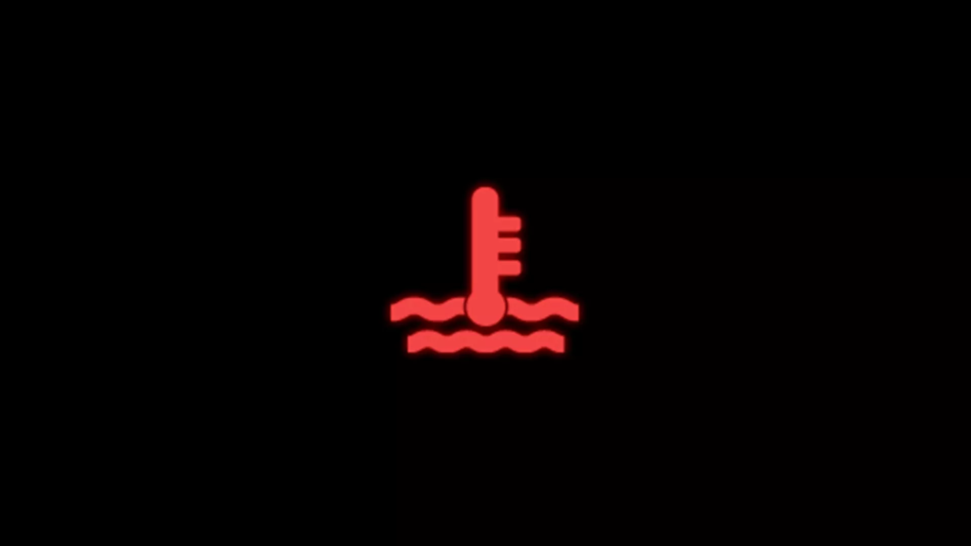 Engine Cooling System Warning Light
