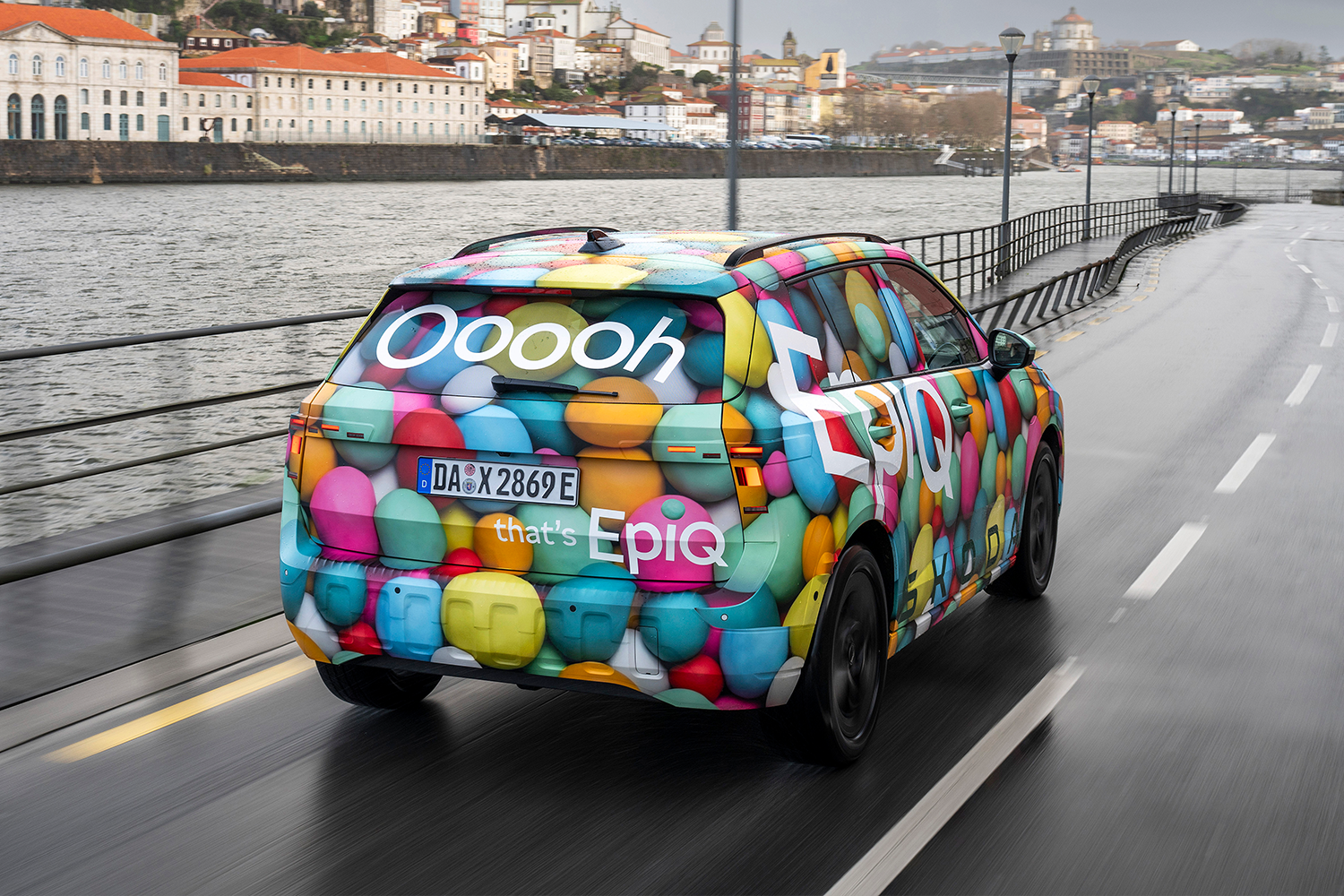 Rear view of of All-New Škoda Epiq