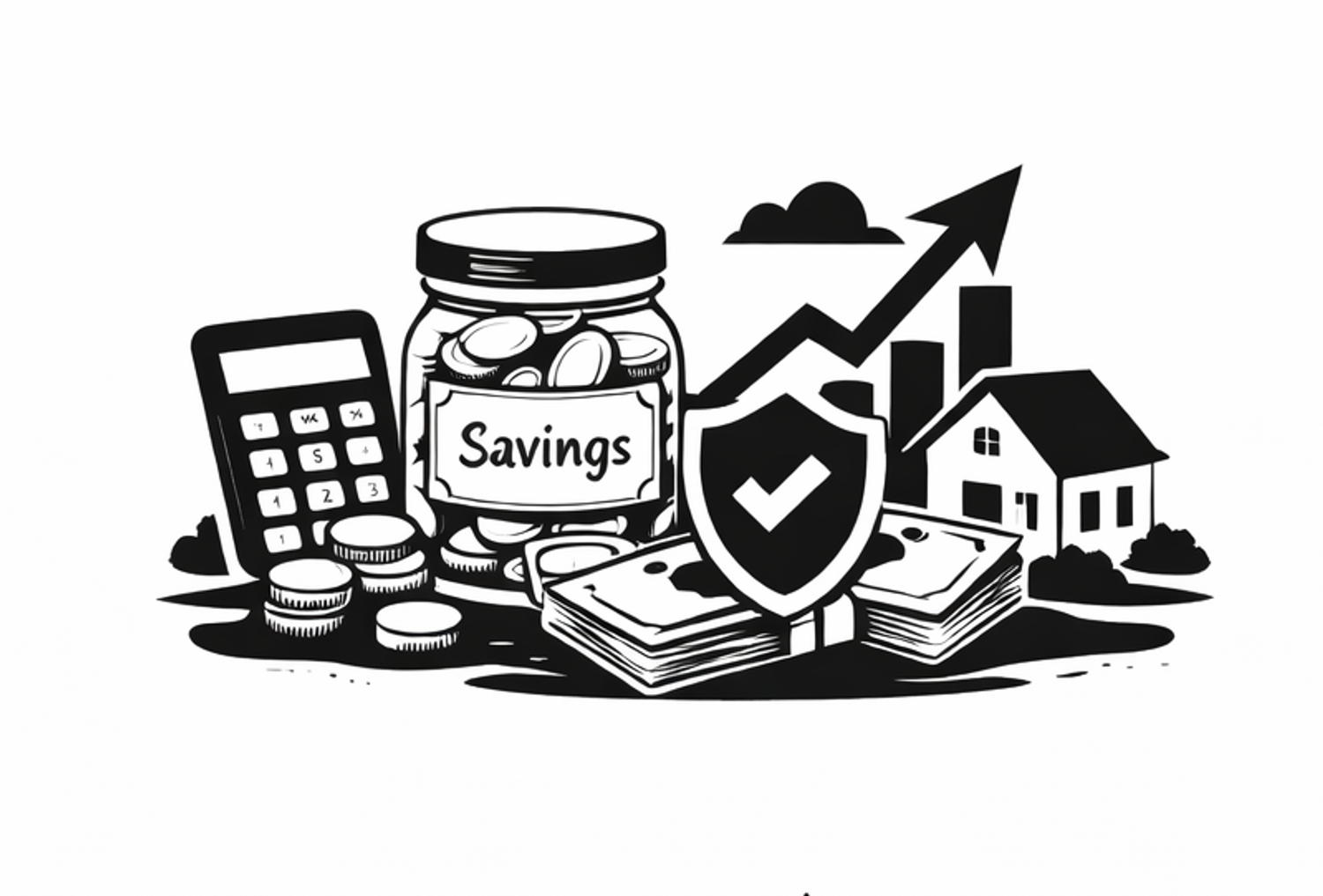 Financial Support & Resilience Icon