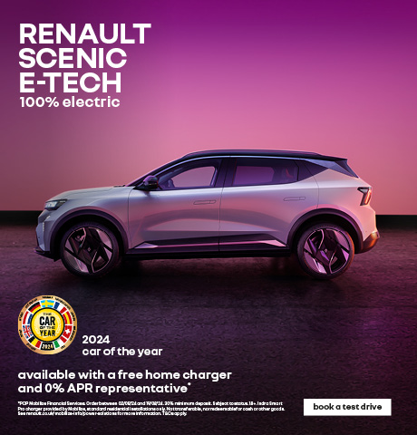Scenic and Megane E-Tech 100% electric celebration event