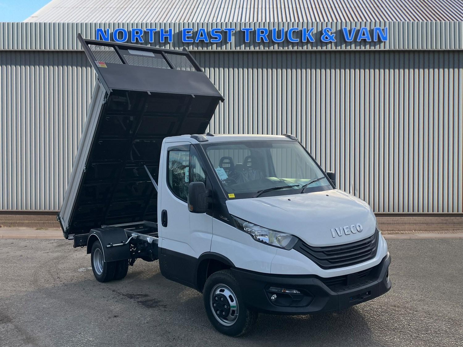 White IVECO Daily 3.5T Tipper