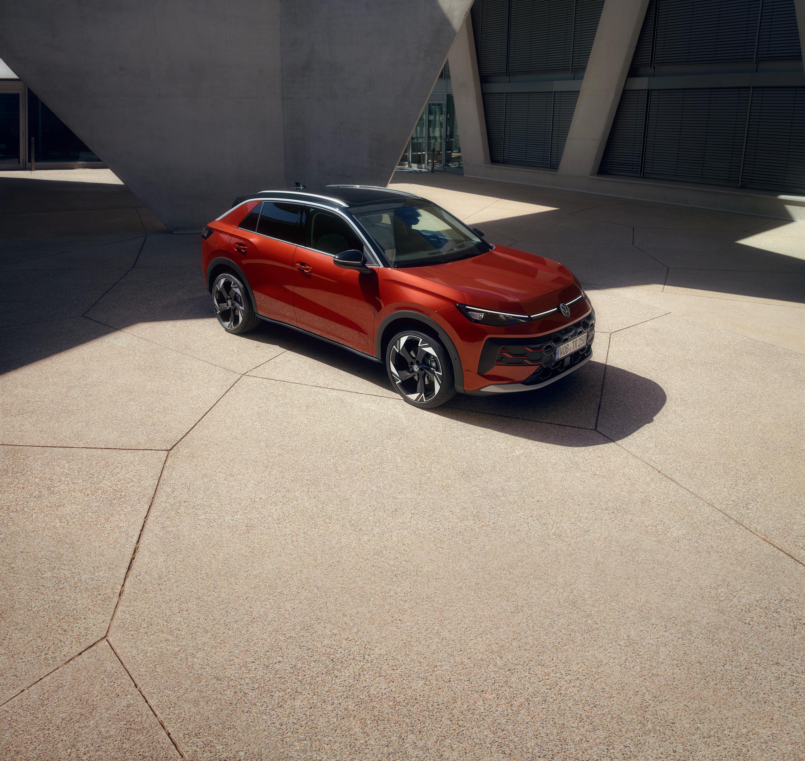 Red Volkswagen T-Roc Exterior